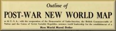1941 New World Order Map
